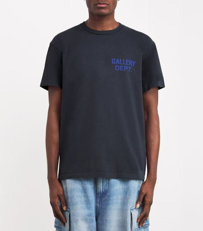 1:1 quality version Basic Hollywood Letter Print Washed Version Tee 3 colors