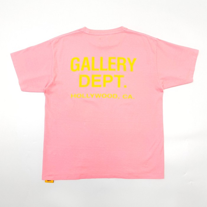 1:1 quality version Basic Hollywood Letter Print Washed Version Tee 3 colors