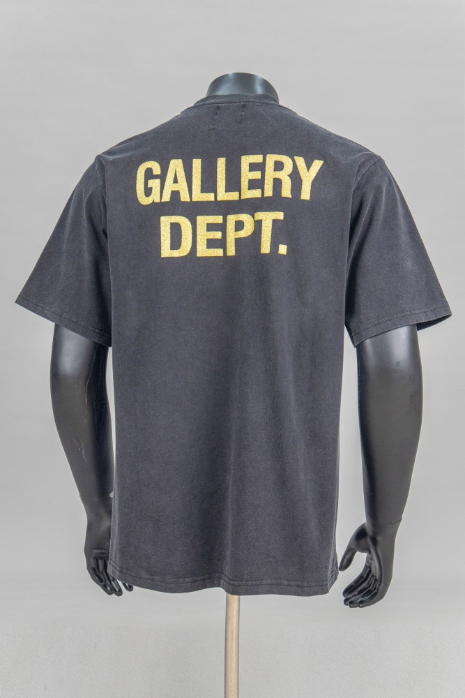 Hip Hop Skull Letter Print Washed Version Tee