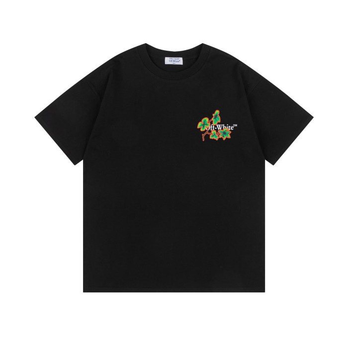 Green Vine Pink Arrow Print Tee 2 colors
