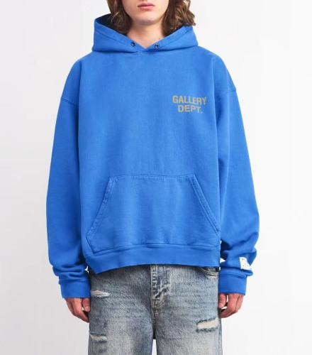 1:1 quality version Front and back monogrammed printed hoodie 2 colors