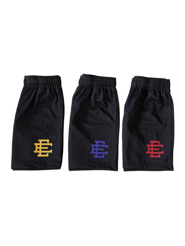 1:1 quality version Clashing Logo Print Breathable Shorts Black
