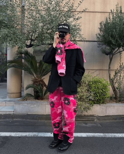Camouflage Foam Kapok Hoodie & Pants set 5 colors