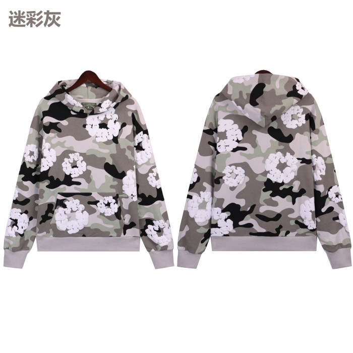 Camouflage Foam Kapok Hoodie & Pants set 5 colors