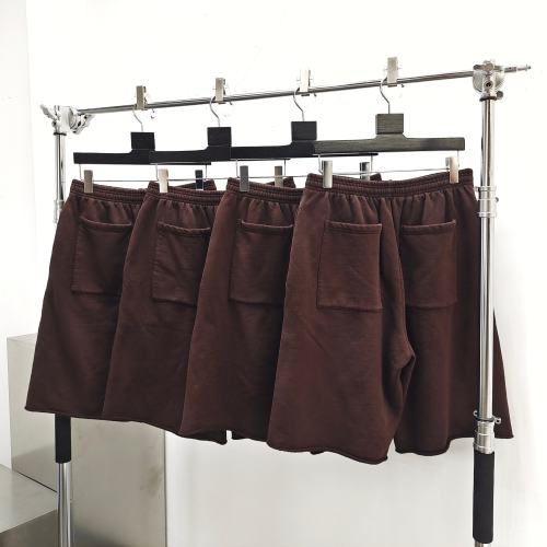 1:1 quality version Dark Curry Copper Studded Shorts
