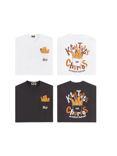1:1 quality version Pocket Fries Print Tee 2 colors