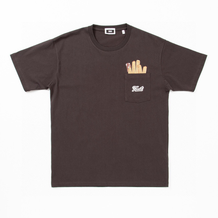 1:1 quality version Pocket Fries Print Tee 2 colors