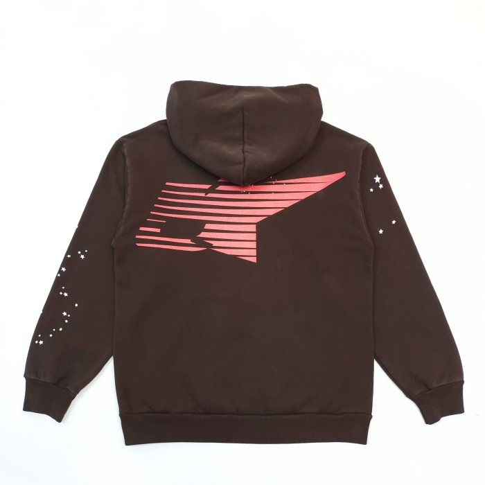 1:1 quality version French Character Dark Brown Hoodie & Pants Set