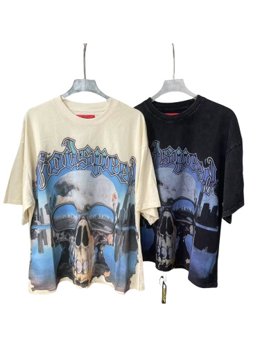 City Reflections Sunglasses Skull Print Tee 2 colors