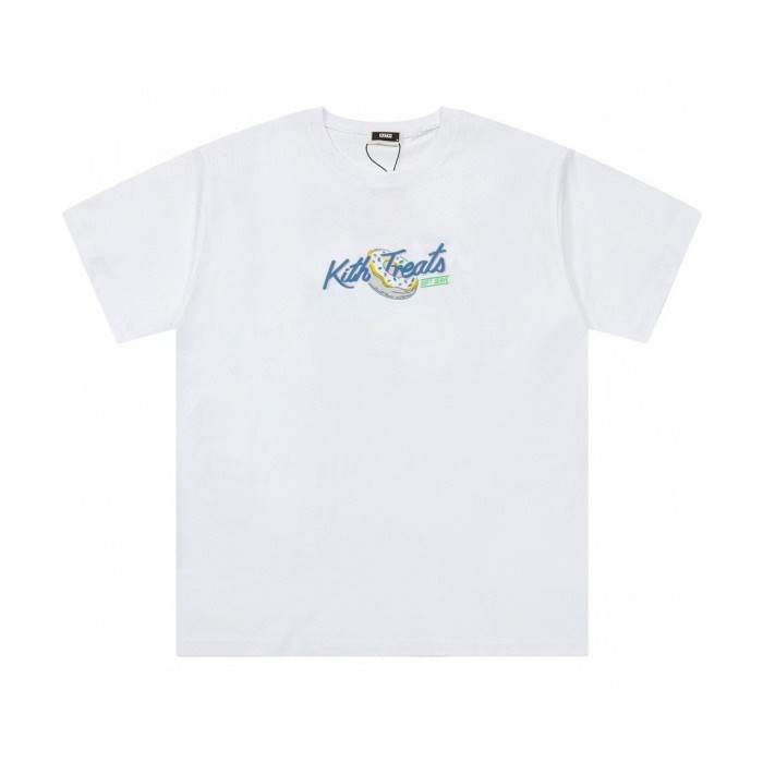 1:1 quality version Limited Donut Box Logo Letter Print Tee 3 colors