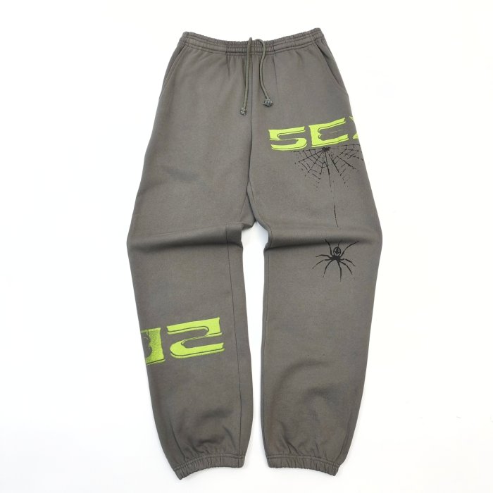 1:1 quality version Green Alphabet 5EX Hoodie & Pants Set