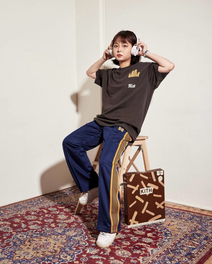 1:1 quality version Pocket Fries Print Tee 2 colors