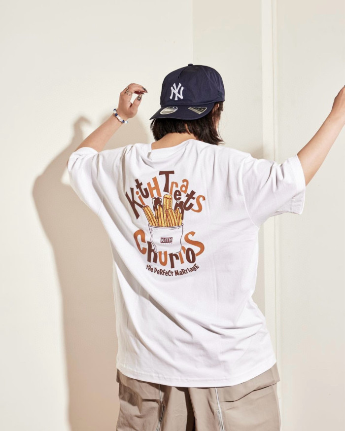 1:1 quality version Pocket Fries Print Tee 2 colors
