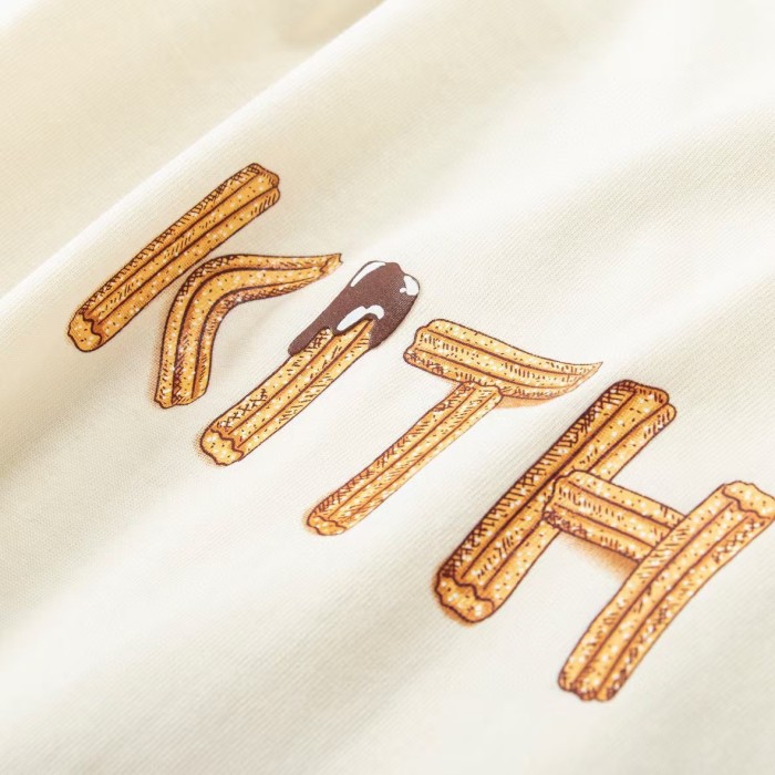 1:1 quality version Fries Fun Print Logo Tee 2 colors