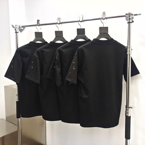 1:1 quality version Color Star White Letter Spider Web Print Tee
