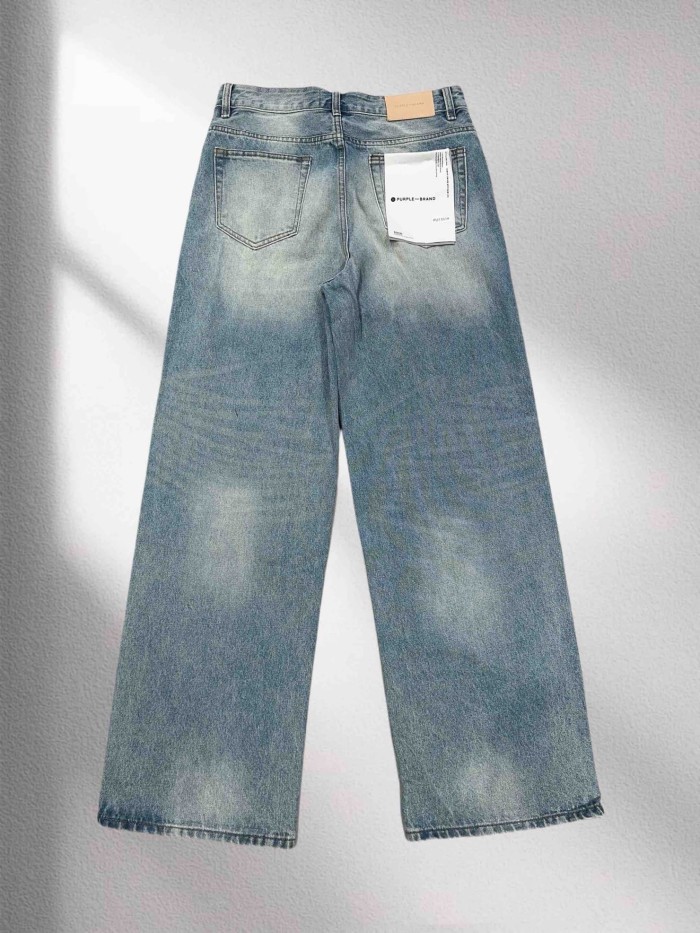 1:1 quality version Colorful diamond star wide-leg jeans