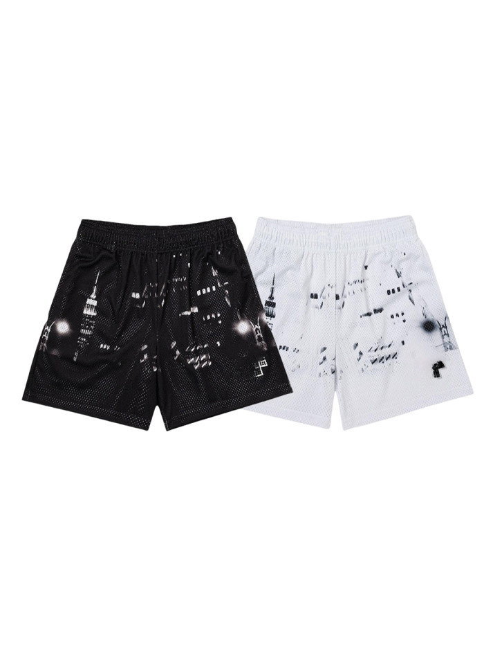 Skyline Printed Breathable Shorts 2 colors