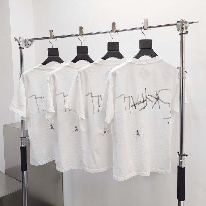 1:1 quality version Rodeo Co-Branded Star Letter Spider Print Tee