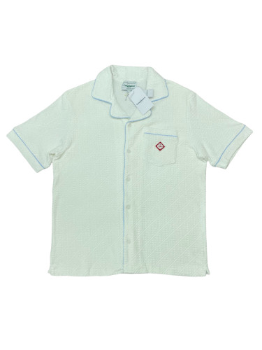 1:1 quality version Towel embroidered logo jacquard Shirt & Shorts Set