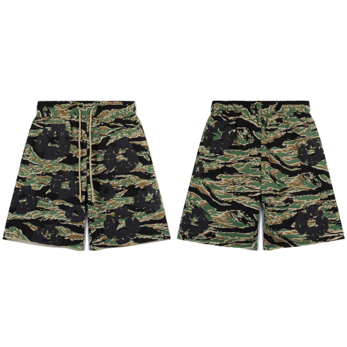 Camouflage Kapok Drawstring Shorts 5 colors