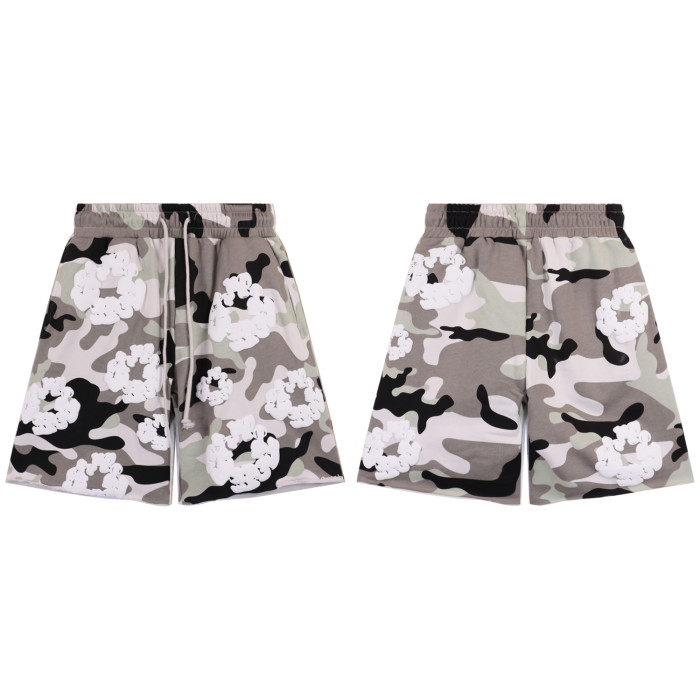 Camouflage Kapok Drawstring Shorts 5 colors