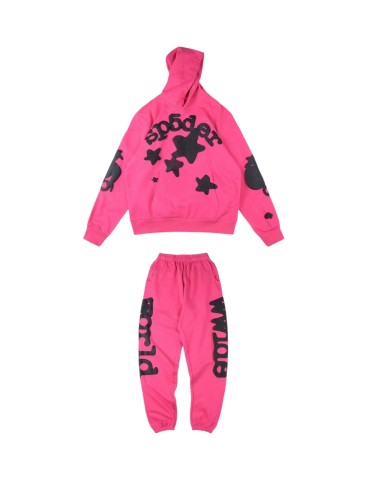 Black letter foam printed Hoodie & Pants Set