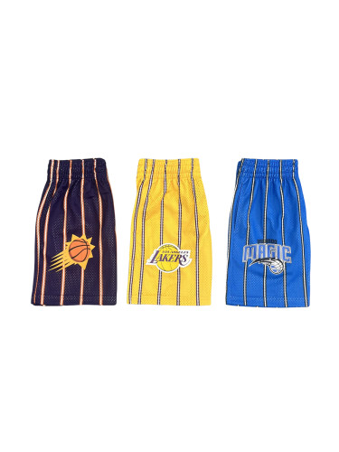 1:1 quality version Vertical Stripe Basketball Team Mesh Athletic Shorts 3 colors