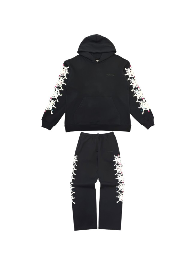 [Big & Tall for weights up to 220 lbs]1:1 quality version 27878303 Embroidered Letters tone Hoodie & Pants Set