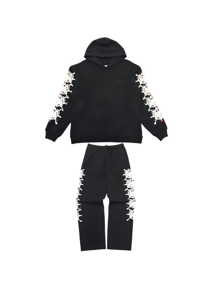 [Big & Tall for weights up to 220 lbs]1:1 quality version 27878303 Embroidered Letters tone Hoodie & Pants Set
