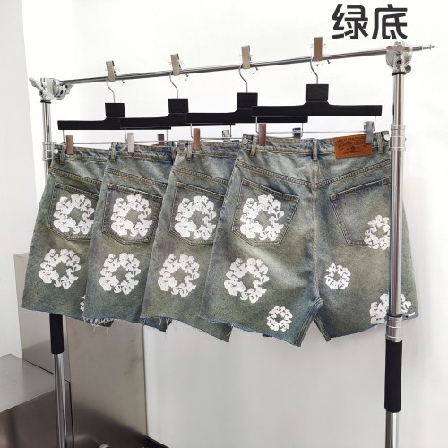 1:1 quality version 27878350 Printed Wipe Dirty Denim Shorts