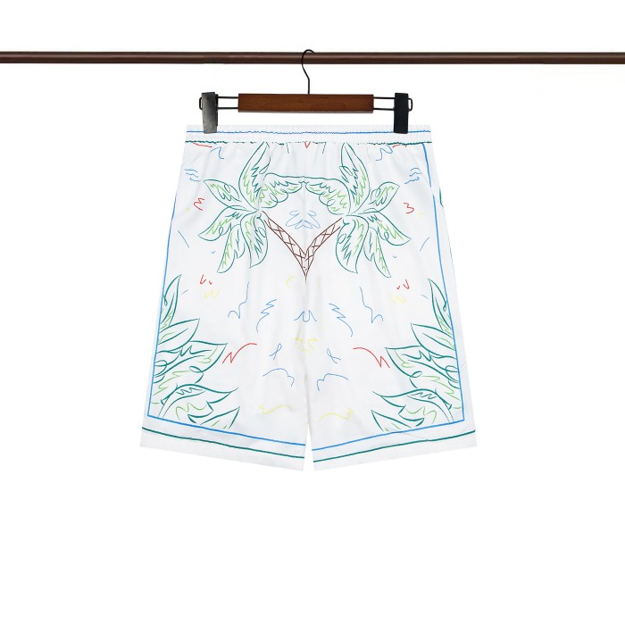 27878382 Line camel Coconut Tree Printed Polo shirt & shorts set