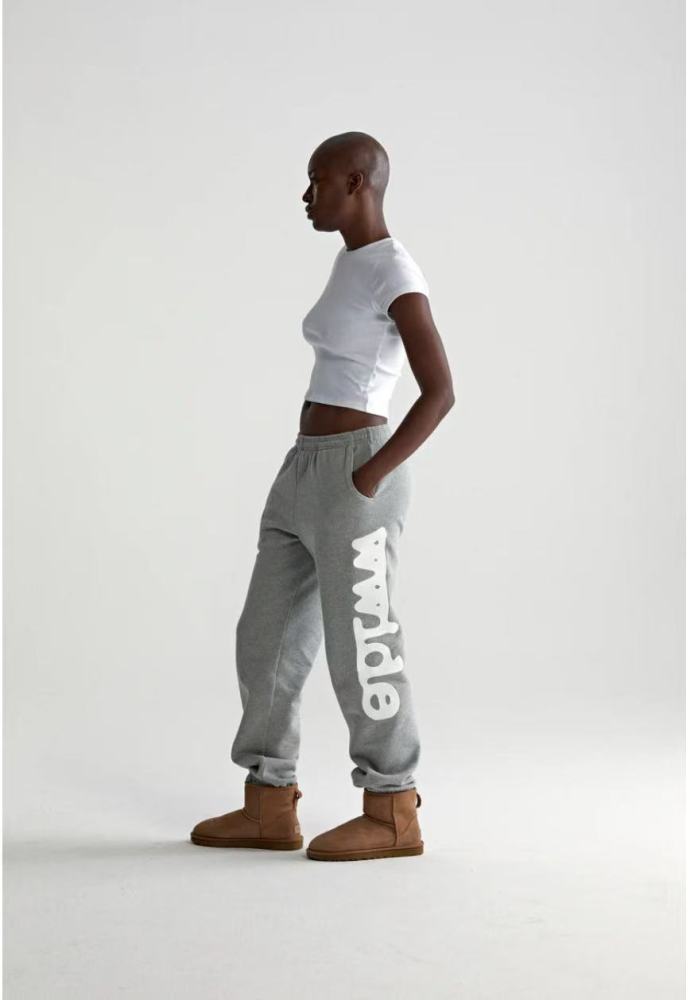 1:1 quality version 27880543 New Color Medium Gray Printed Hoodie & Pants Set