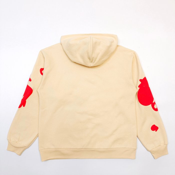 1:1 quality version 27880534 Red Big Star Print Hoodie & Pants Set