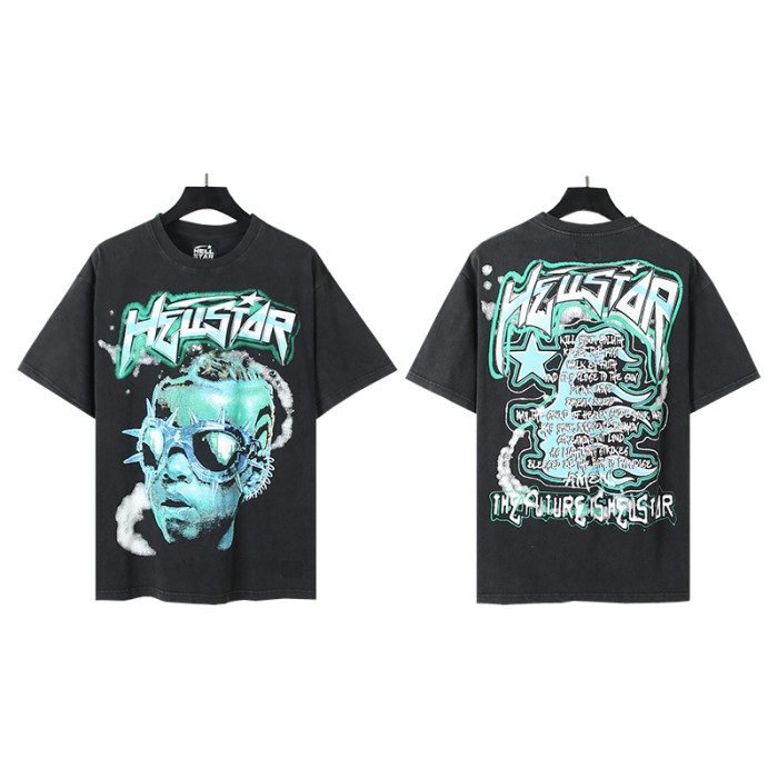 27880022 Printed Washed Version Tee & Shorts Set