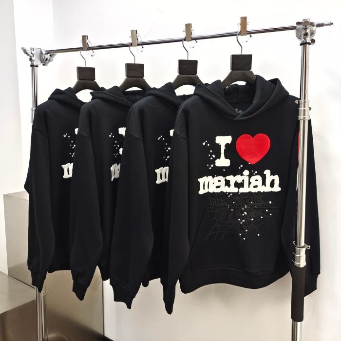 1:1 quality version 27880532 Red Heart Mariah print Hoodie & Pants Set