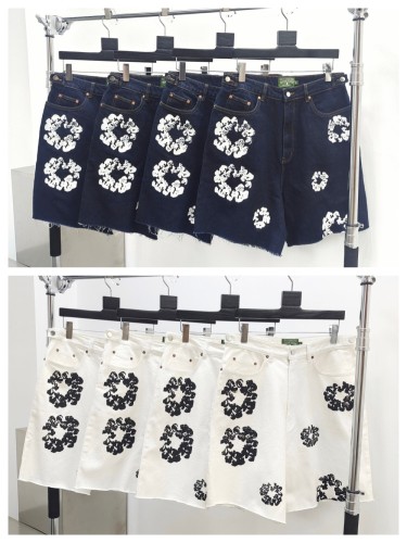 1:1 quality version 27885881 Printed Denim Jeans 2 colors
