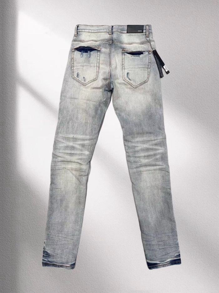 1:1 quality version 27895092 Black Patch Denim Jeans