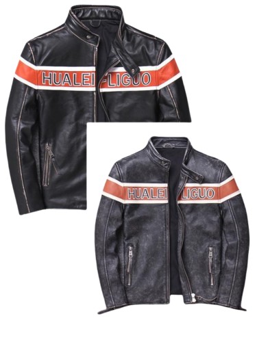 27921934 Harley Vintage Biker Genuine Leather Jacket 2 colors