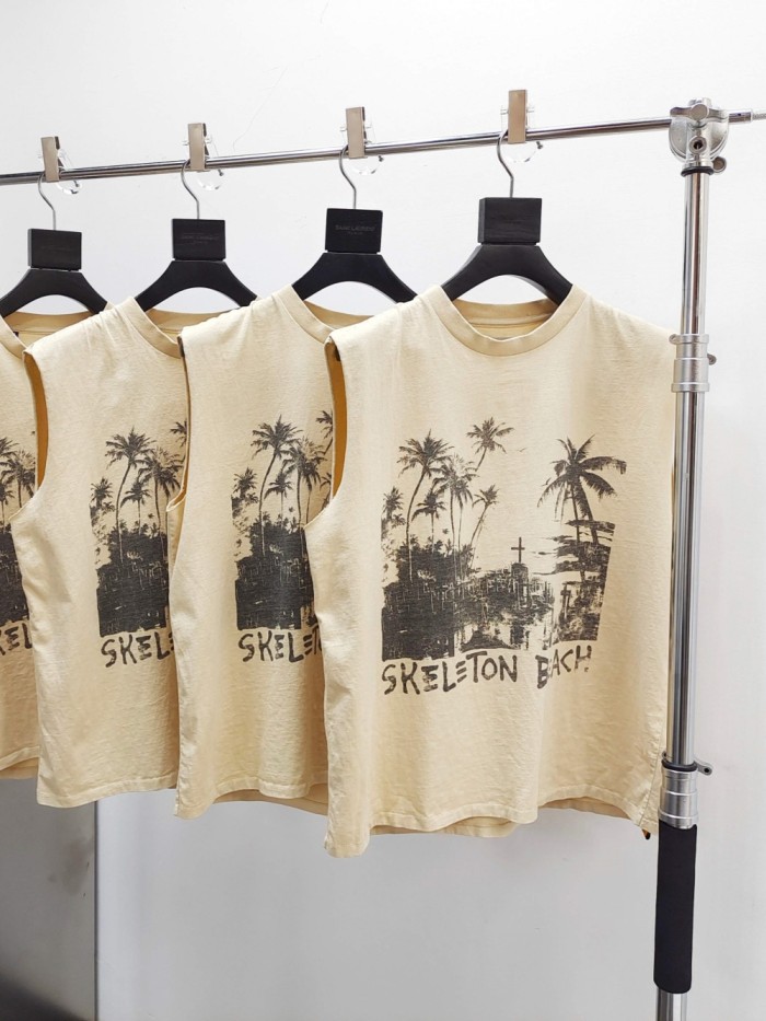 [Big & Tall for weights up to 260 lbs]1:1 quality version 27929430 Skeleton Beach Printed Vest