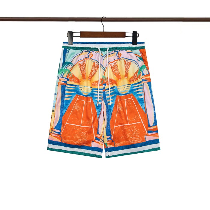27931341 Coconut Beach Sunset Printed Polo shirt & shorts set