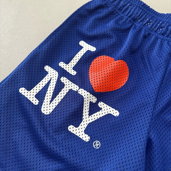 1:1 quality version Red Heart Printed Mesh Breathable Shorts 2 colors 27939925