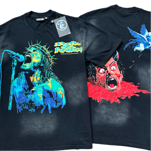 27939948 Rocker angel Printed Washed Version Tee