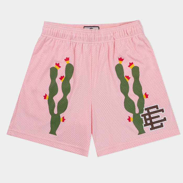  27939792 Cactus Print Mesh Shorts 4 colors