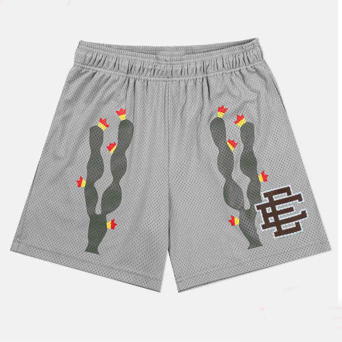  27939792 Cactus Print Mesh Shorts 4 colors