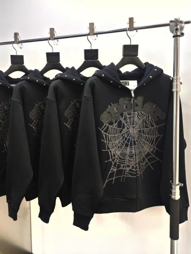 1:1 quality version 27940073 Studded letter Print hoodie