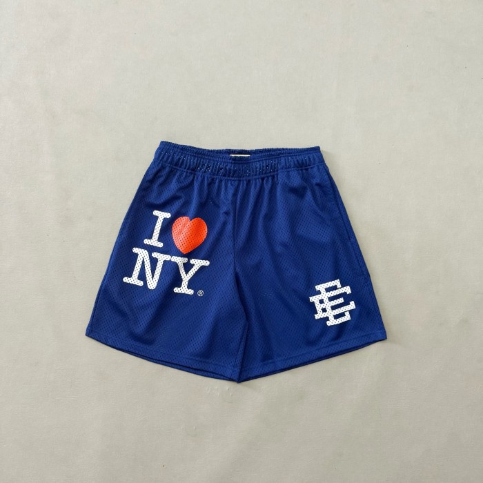 1:1 quality version Red Heart Printed Mesh Breathable Shorts 2 colors 27939925