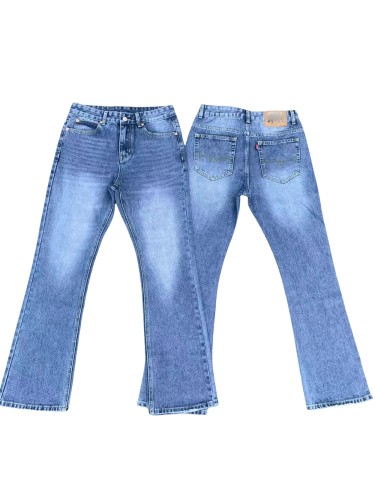 27947435 Ice Blue Straight Leg Washed Jeans
