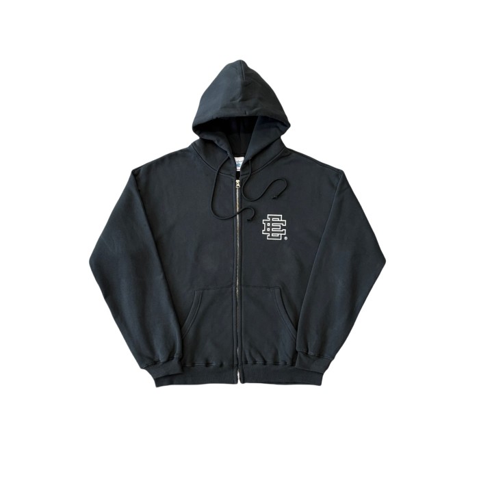 1:1 quality version 27947383 Basic Black Zipper Hoodie