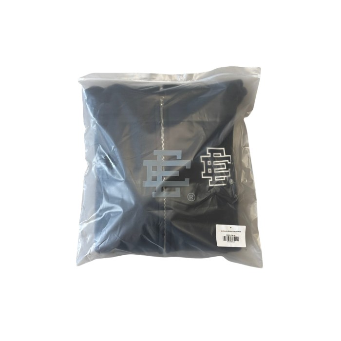 1:1 quality version 27947383 Basic Black Zipper Hoodie