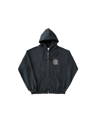 1:1 quality version 27947383 Basic Black Zipper Hoodie